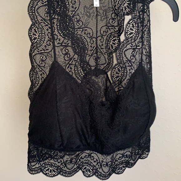 Zenana outfitters bralette 1xl black lace - Picture 1 of 5